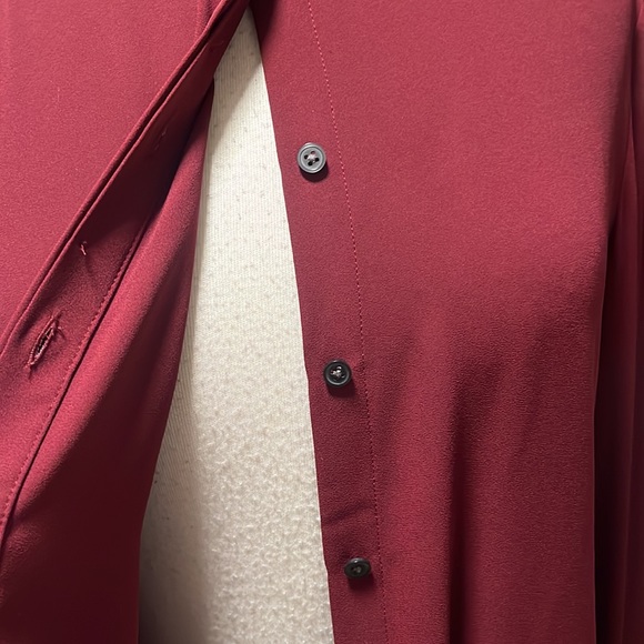 Loft Burgundy blouse - Picture 4 of 6